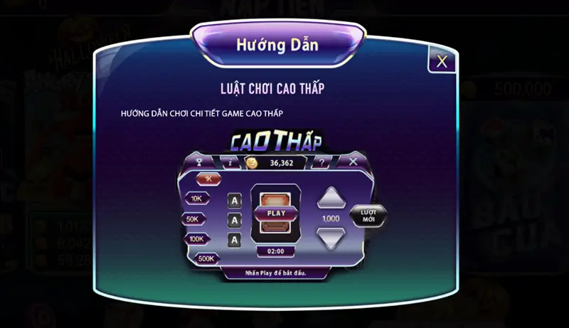 Cao Thấp 789club: Khám phá mini game hấp dẫn đỉnh cao 3 Hướng dẫn cách chơi Cao Thấp tại 789club cho người mới