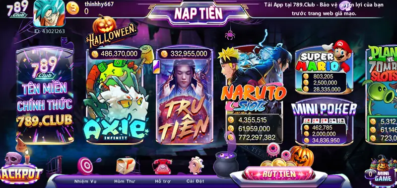 Slot đổi thưởng 789club: Nổ hũ liền tay, trúng ngay jackpot 2 Tổng quan về sảnh slot đổi thưởng 789club