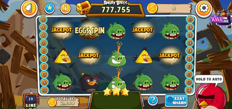 Angry Birds Slot 789club: Trò chơi nổ hũ hấp dẫn và thú vị 5 Tính năng đặc biệt chỉ có trong nổ hũ Angry Birds Slot tại 789club