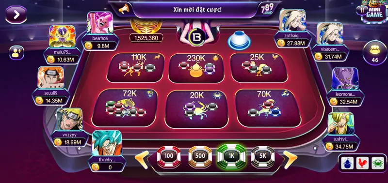 Bầu Cua 789club: Cơ hội kiếm tiền từ trò chơi dân gian 4 Tính năng nổi bật trong Bầu Cua 789club