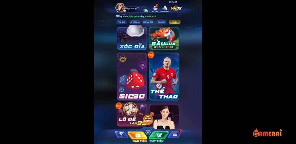 Ứng dụng game Win79 trên điện thoại rất tiện lợi